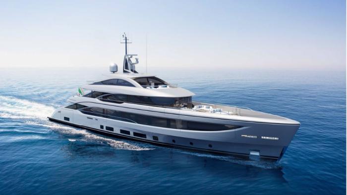 BENETTI BNOW 50 METRE stern view  – SOLD  by SYM Superyacht Management MD, Ben Young